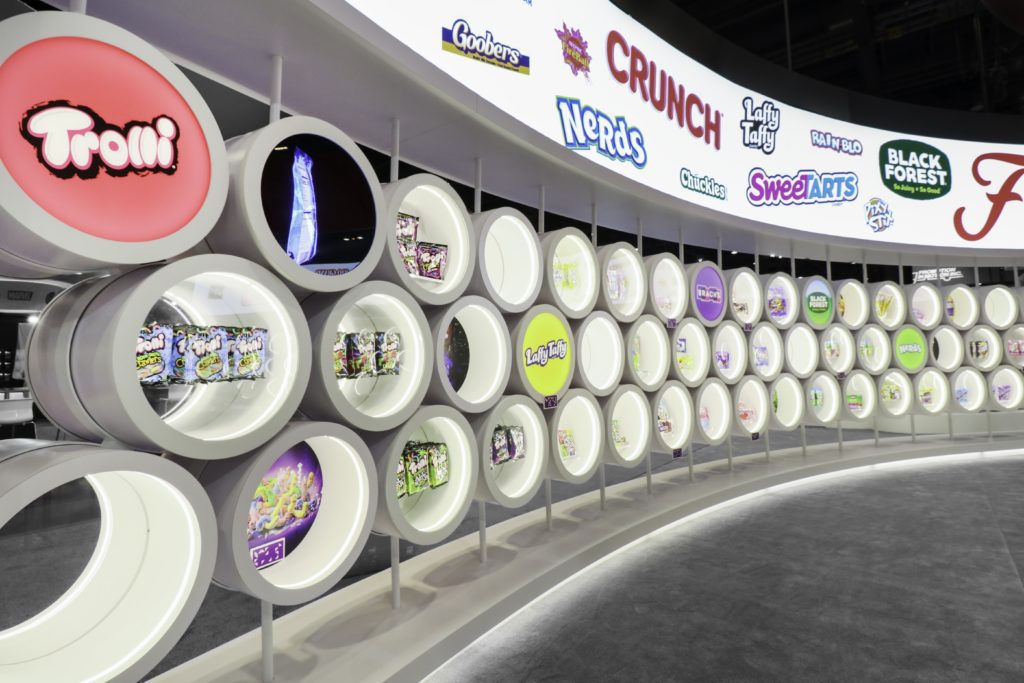 Ferrara trade show exhibit at Sweets and Snacks