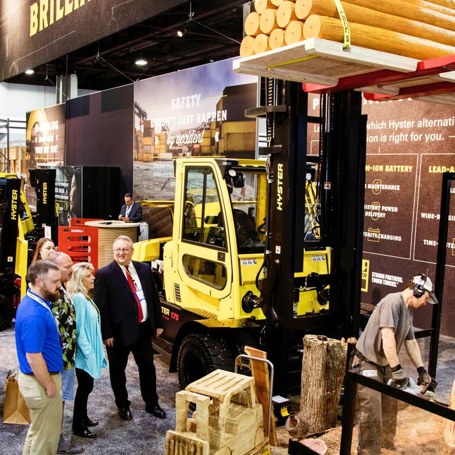 Hyster trade show booth