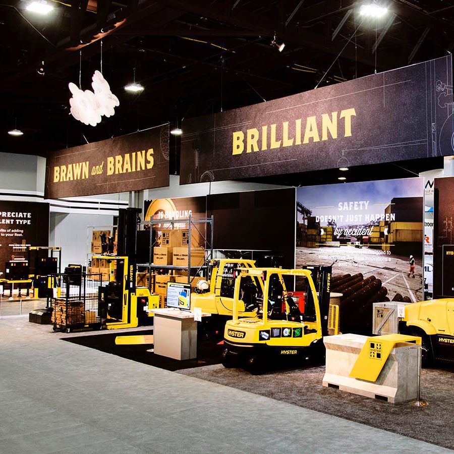 Hyster trade show booth