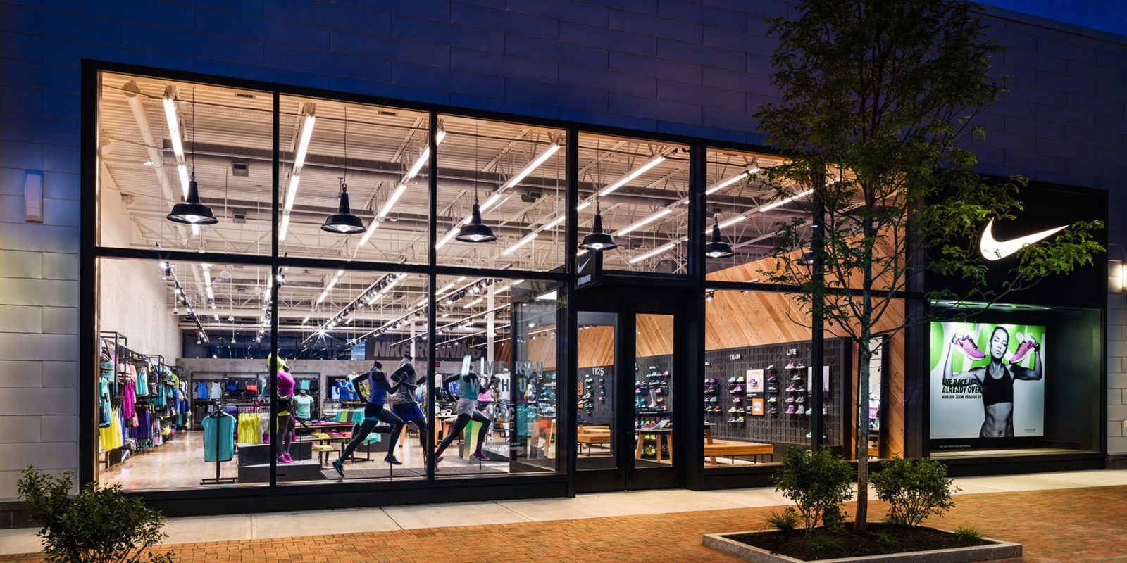 Nike store branded environment exterior