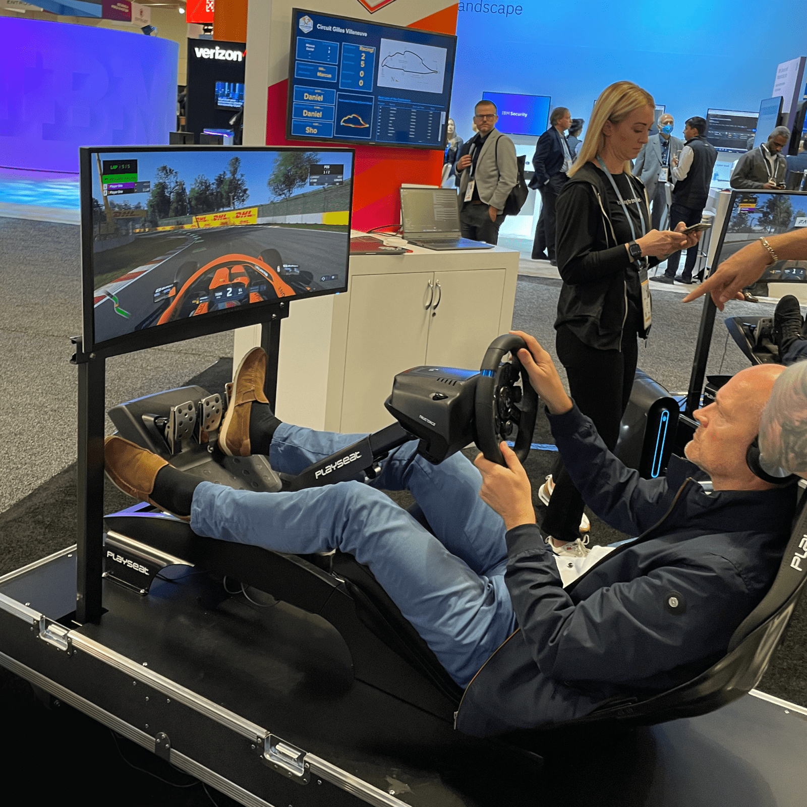 Splunk's driving simulator