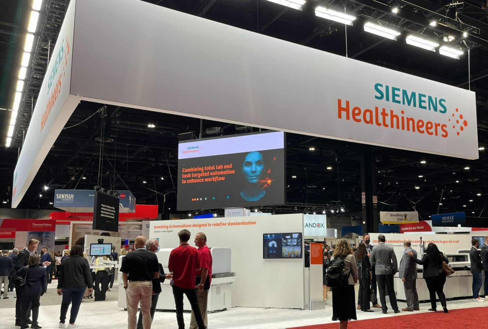 Siemens Healthineer's exhibit