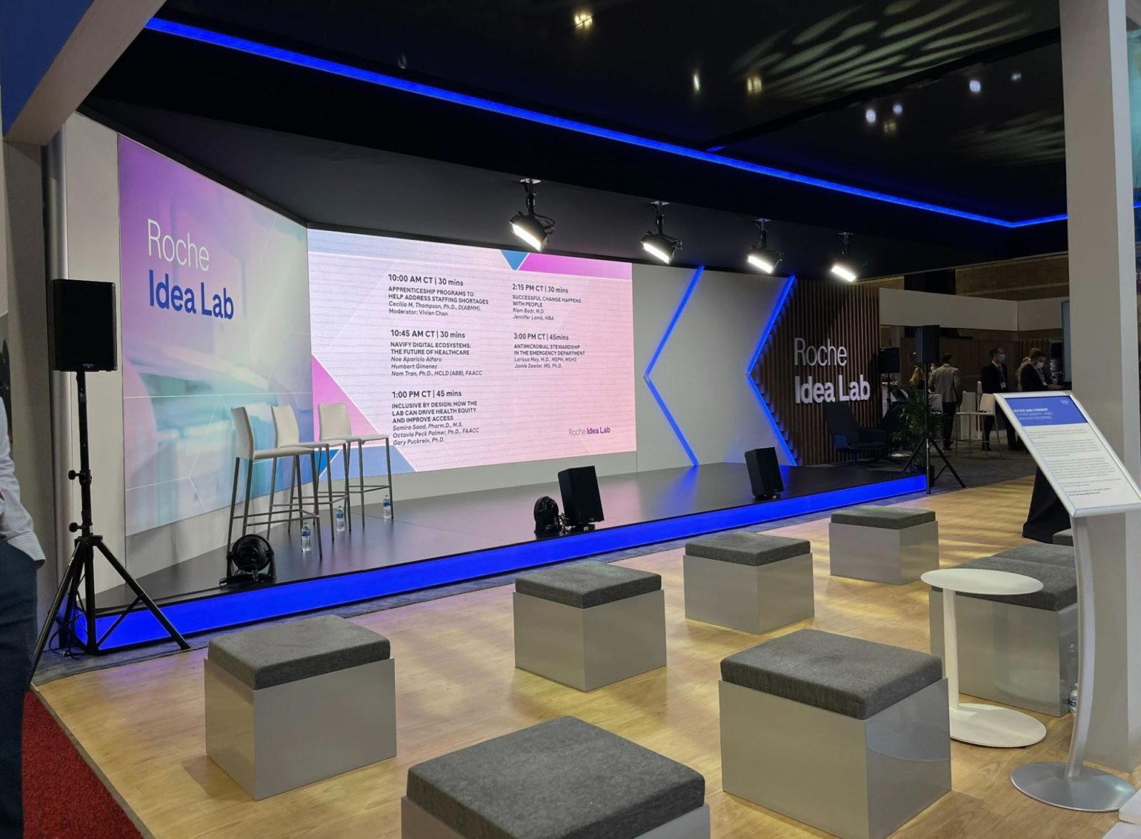 Roche's idea lab stage