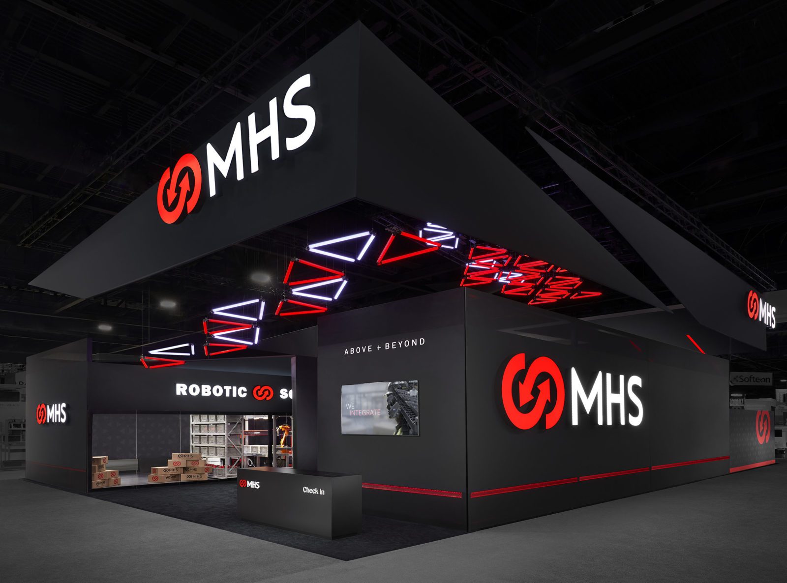 MHS at Modex Entrance - Approaching from the right