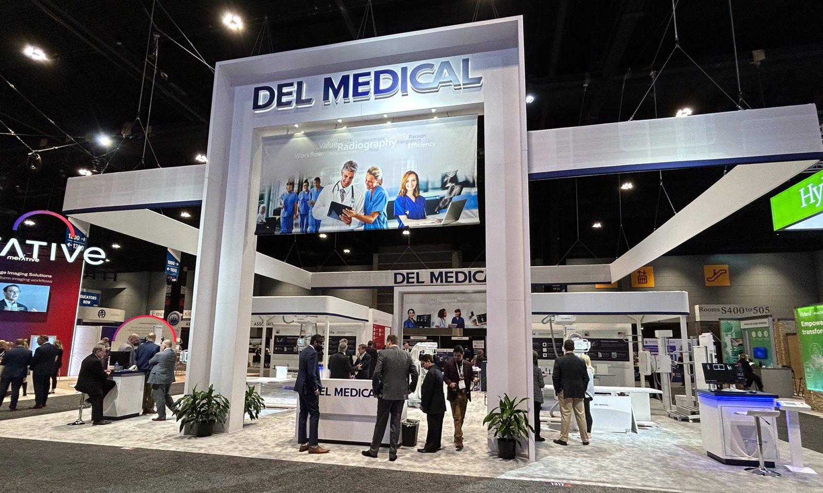 Del Medical's booth at RSNA 2022