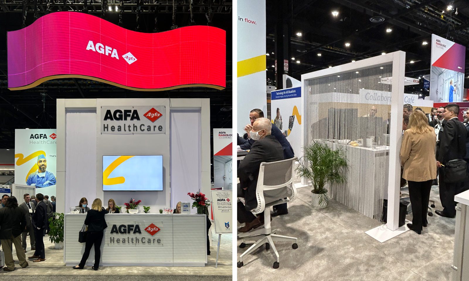 AGFA's booth at RSNA 2022