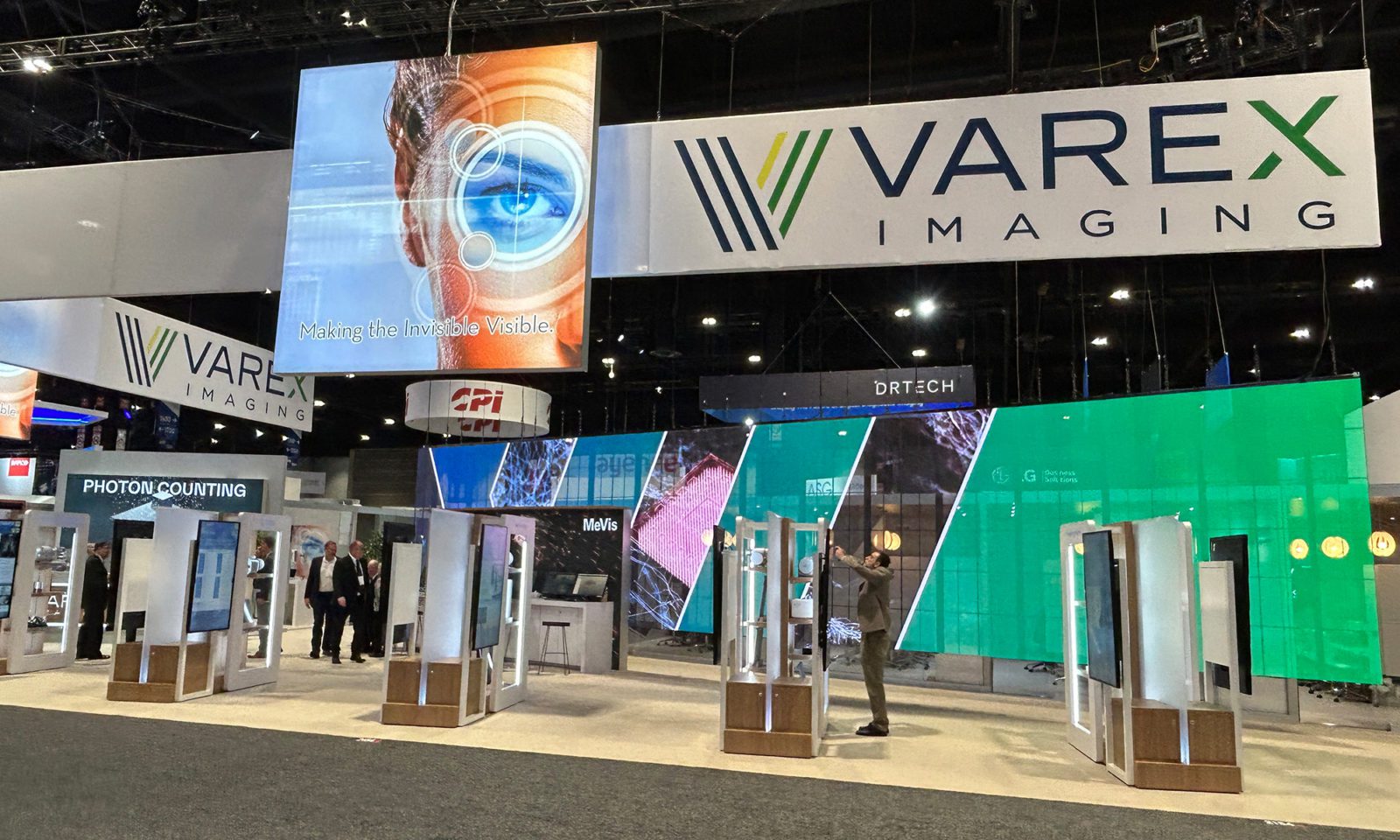 Varex Imaging's booth space