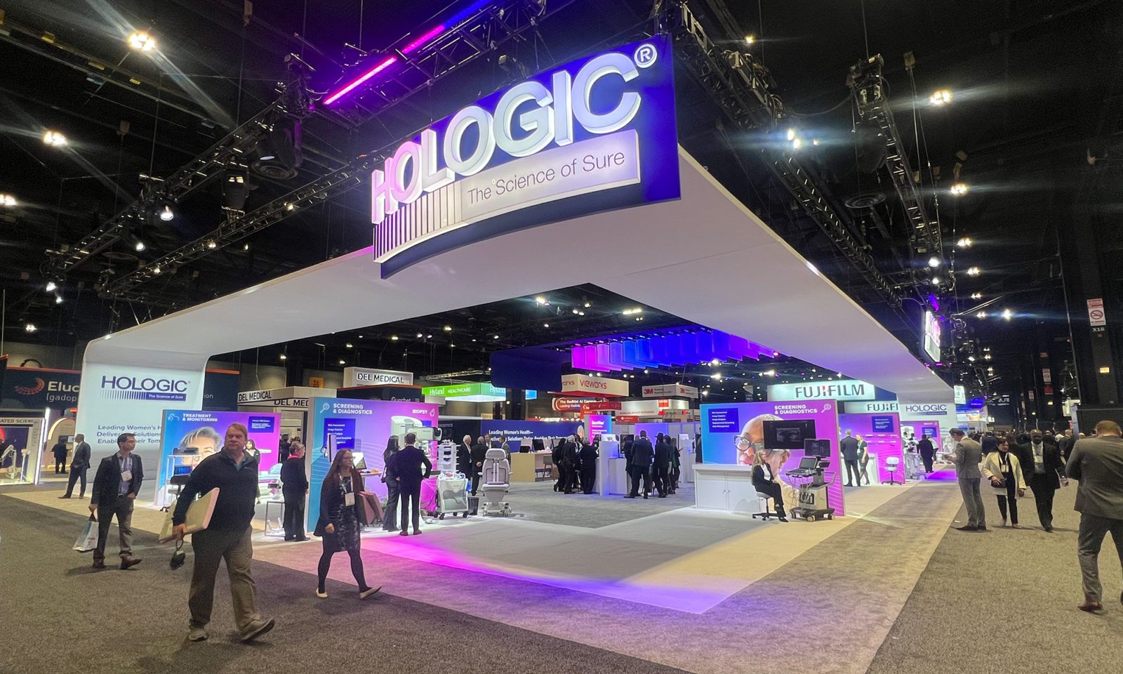 Hologic's booth at RSNA 2022