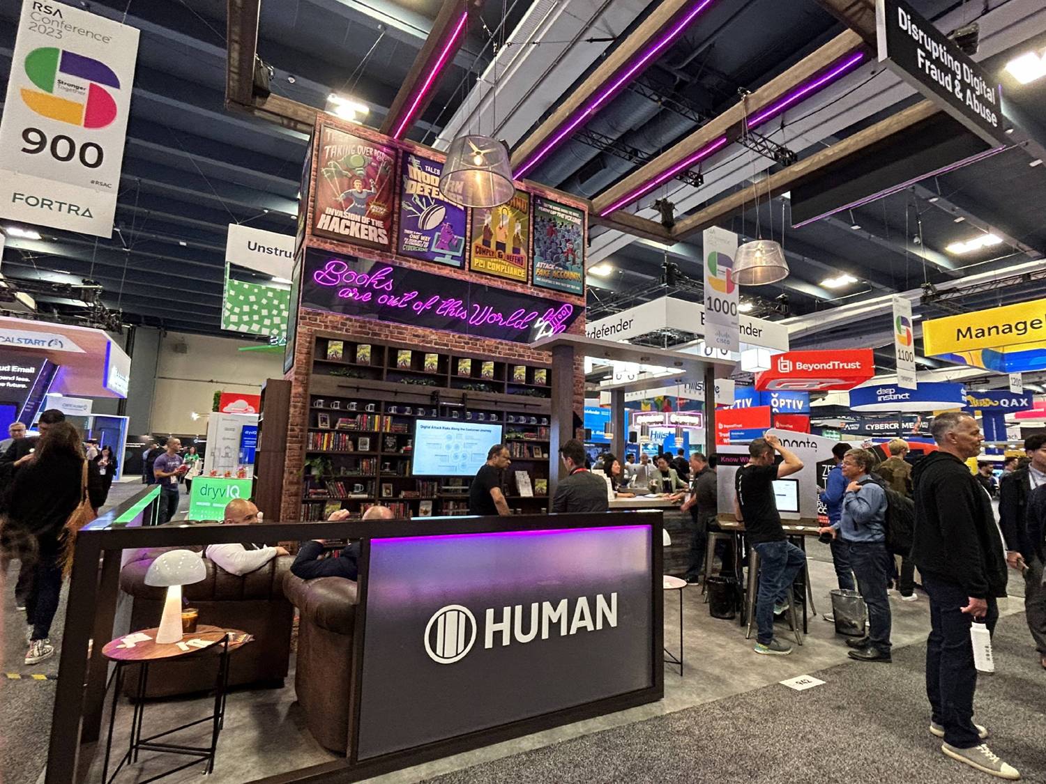Human Trade Show Booth