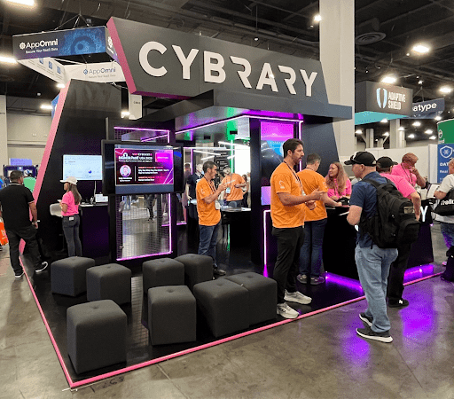 Cybrary Trade Show Booth