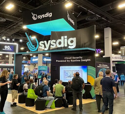 Sysdig Trade Show Booth