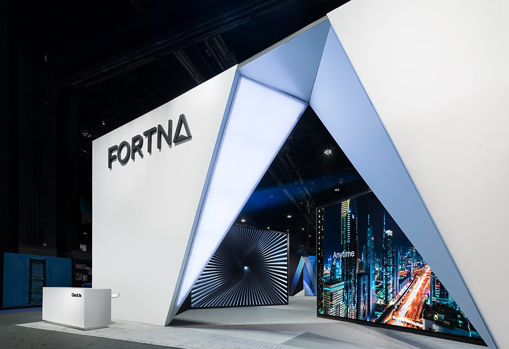 Fortna - 40x110 - ProMat 2023 - exhibit entrance